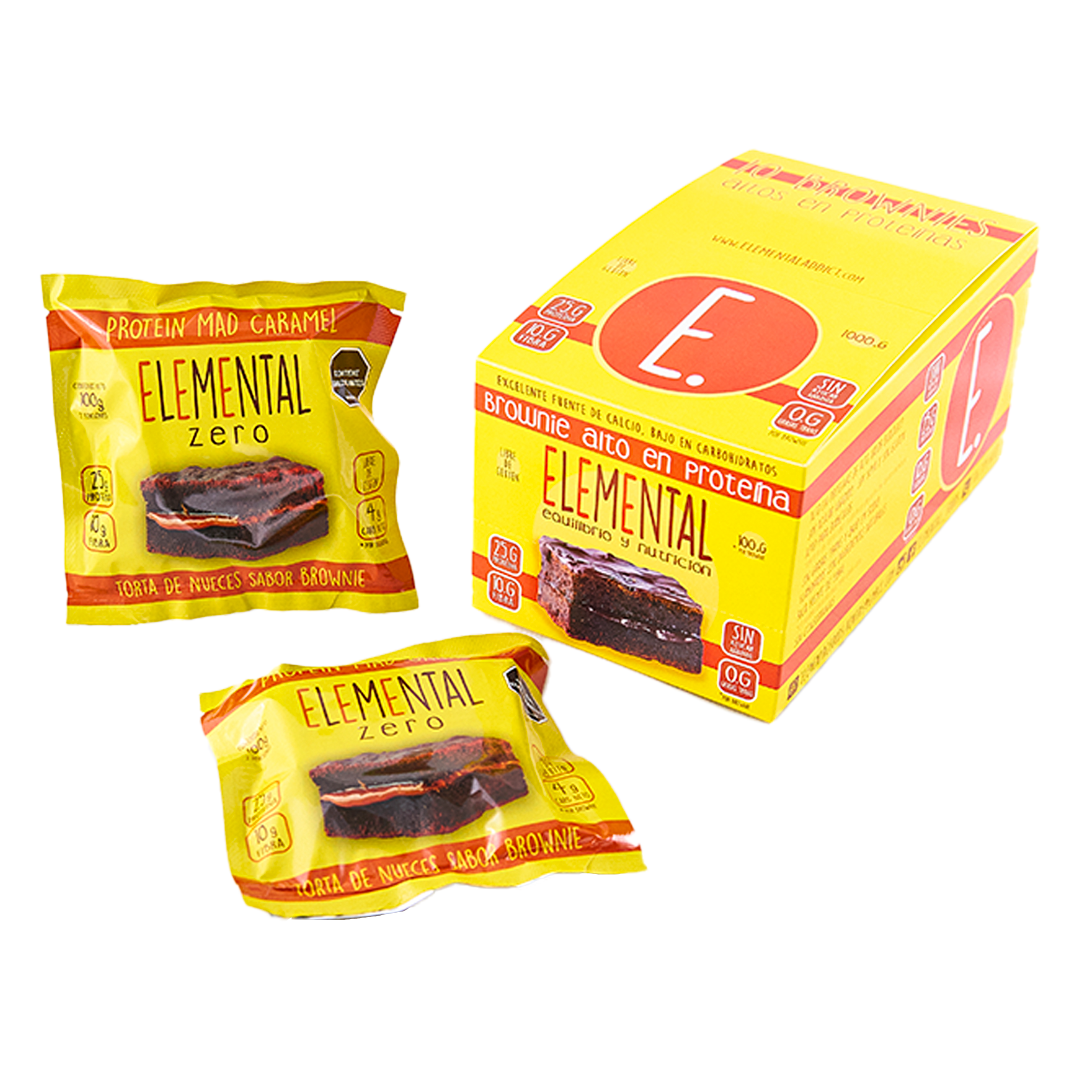 BROWNIE DE CARAMELO CON PROTEÍNA CAJAX10
