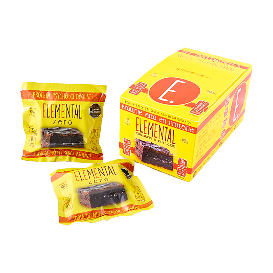 BROWNIE CHOCOLATE CON PROTEÍNA CAJAX10