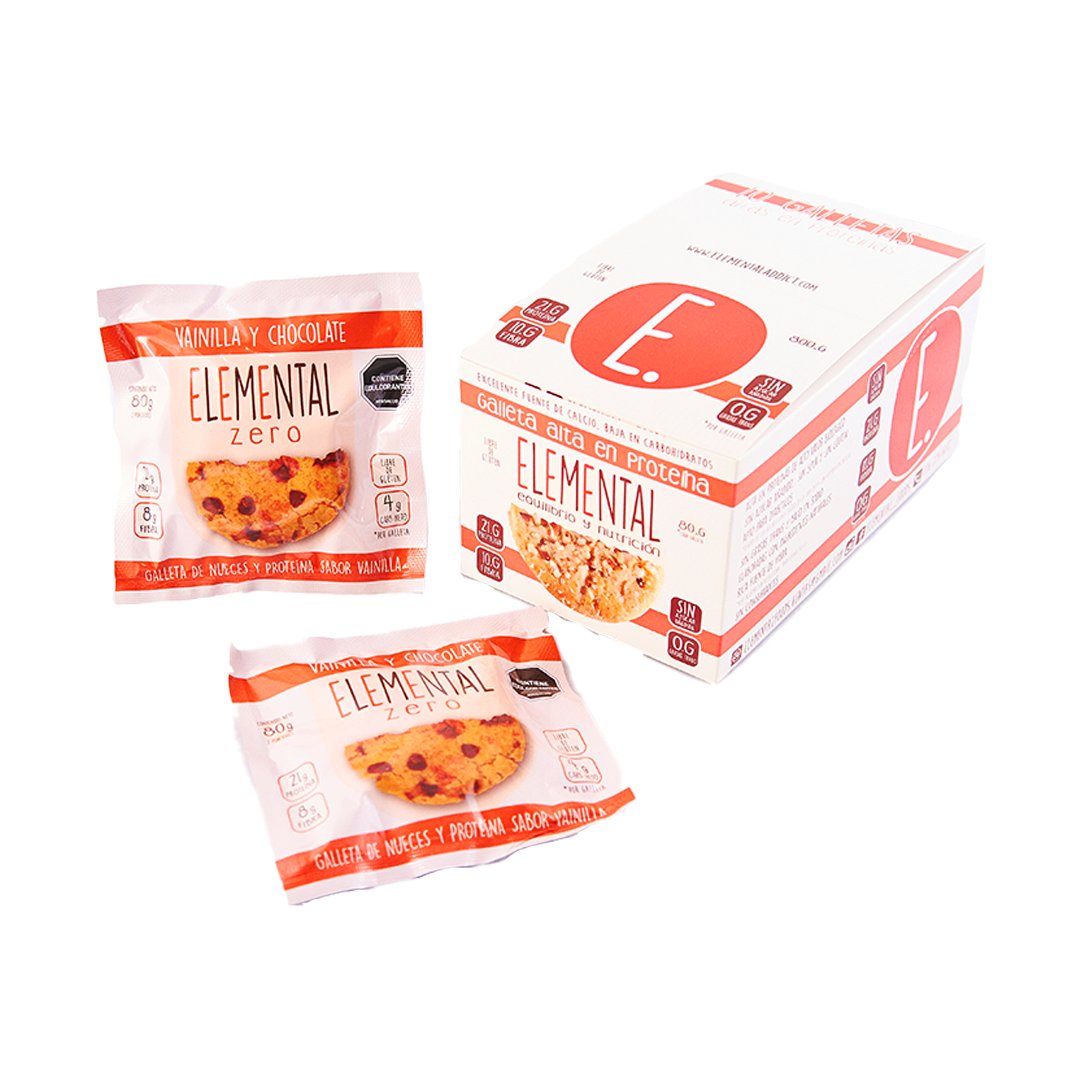 GALLETA VAINILLA - CHIPS CON PROTEÍNA CAJAX10
