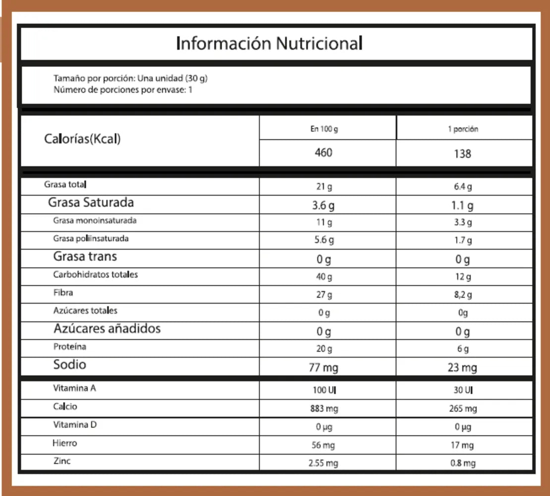 GALLETA VEGANA DE PROTEÍNA CACAO X 12 UNI