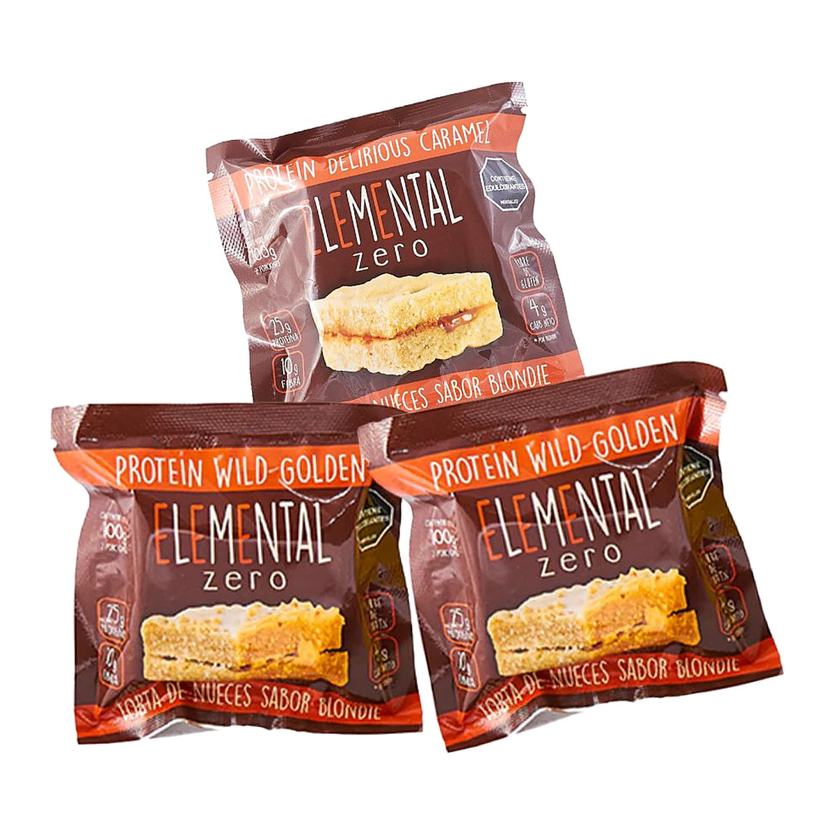 Blondies con Proteína Pack x 3