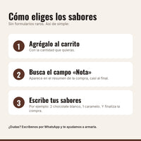 Cómo elegir los sabores de Blondies con Proteína Pack x 3 con el campo Nota