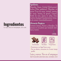 Ingredientes e información alergénica de Brownie Keto x 8