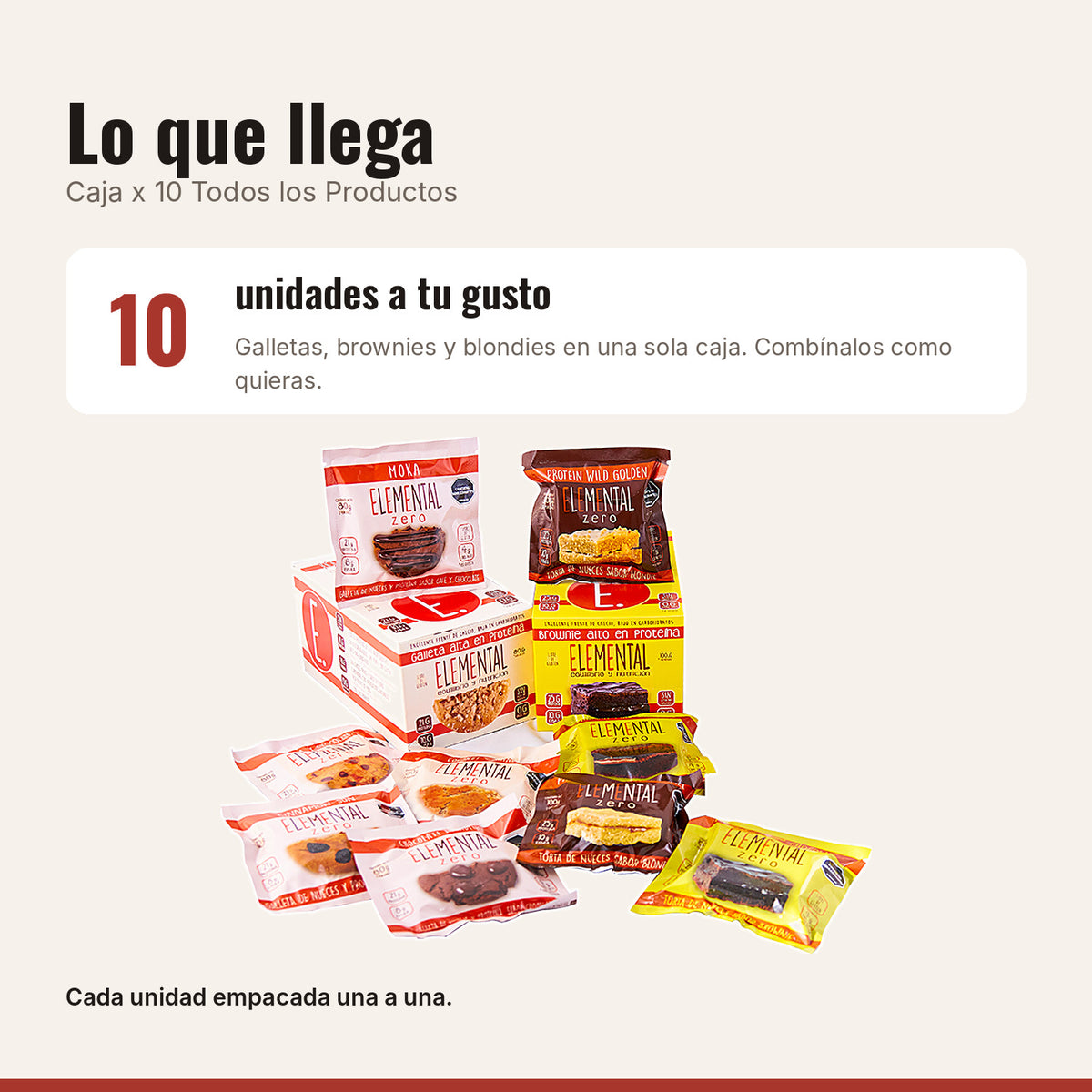 Qué incluye Caja x 10 Todos los Productos
