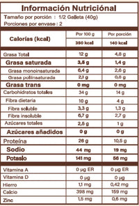 GALLETA CHOCOLATE CON PROTEÍNA CAJAX10