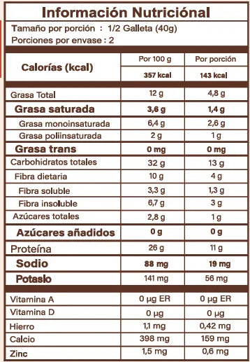 GALLETA COCONUT - ORANGE CON PROTEÍNA CAJAX10