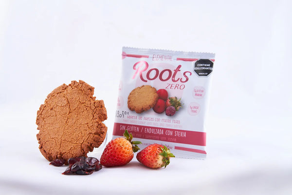 GALLETA VEGANA DE PROTEÍNA FRUTOS ROJOS X 12 UNI