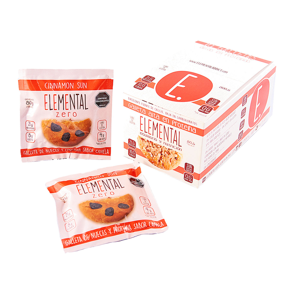 Galleta Canela y Pasas con Proteína Caja x 10