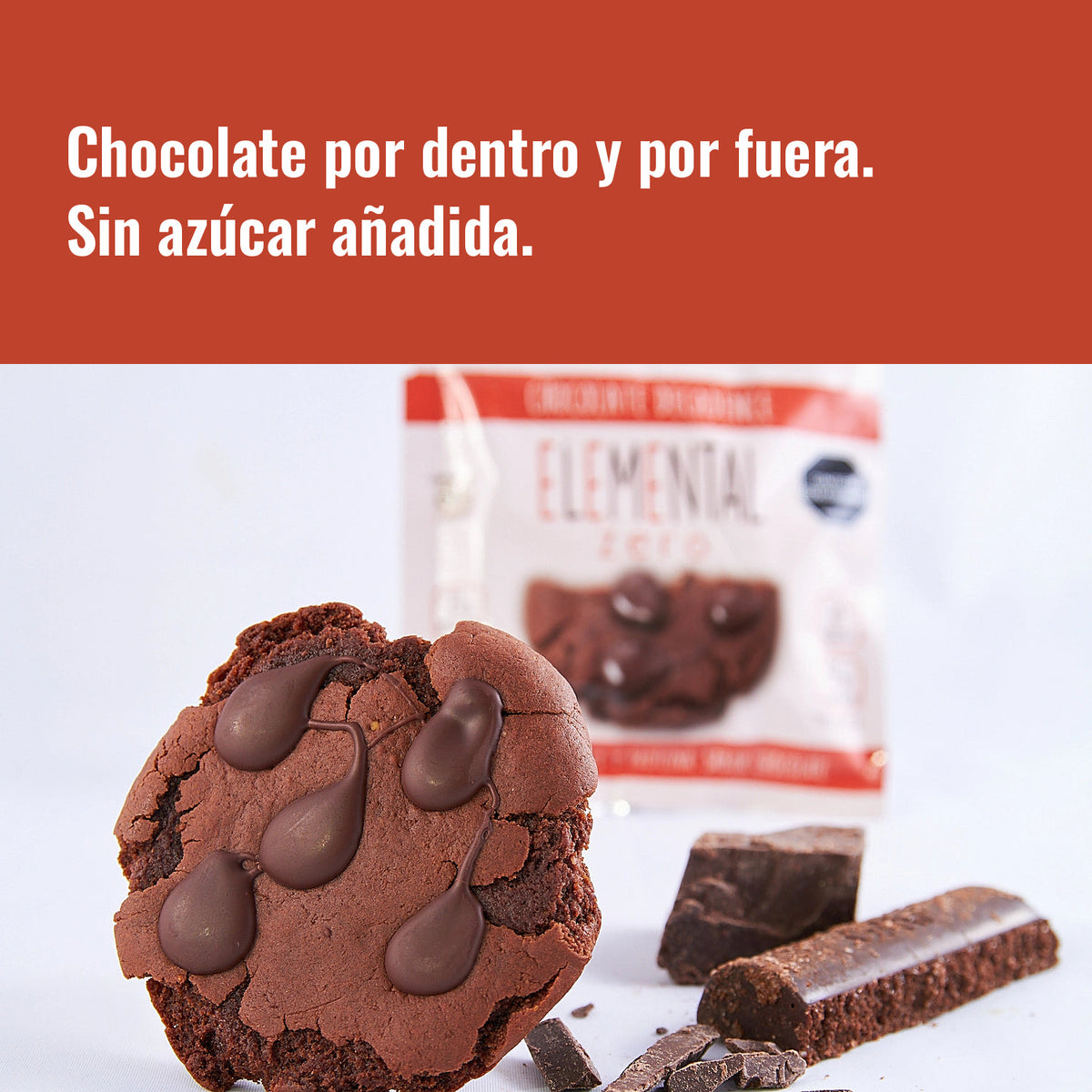Galleta Chocolate con Proteína Caja x 10 en una preparación