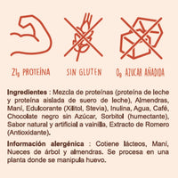 Ingredientes e información alergénica de Galleta Moka con Proteína Caja x 10