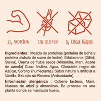 Ingredientes e información alergénica de Galleta Vainilla-Chips con Proteína Caja x 10