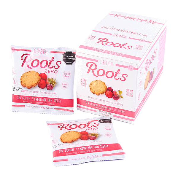 Galleta Vegana Roots Frutos Rojos x 12