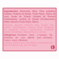 Ingredientes e información alergénica de Galleta Vegana Roots Frutos Rojos x 12