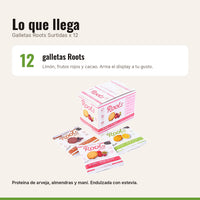 Qué incluye Galletas Veganas Roots Surtidas x 12