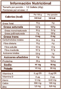 GALLETA MOKA CON PROTEINA CAJAX10
